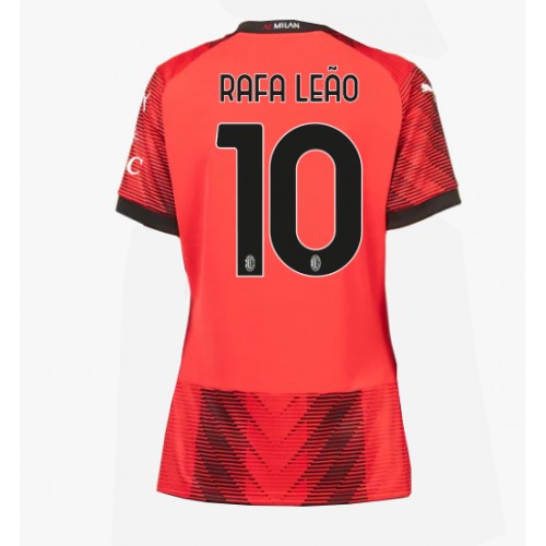 Maillot de foot AC Milan Rafael Leao #10 Domicile Femmes 2023-24 Manches Courte